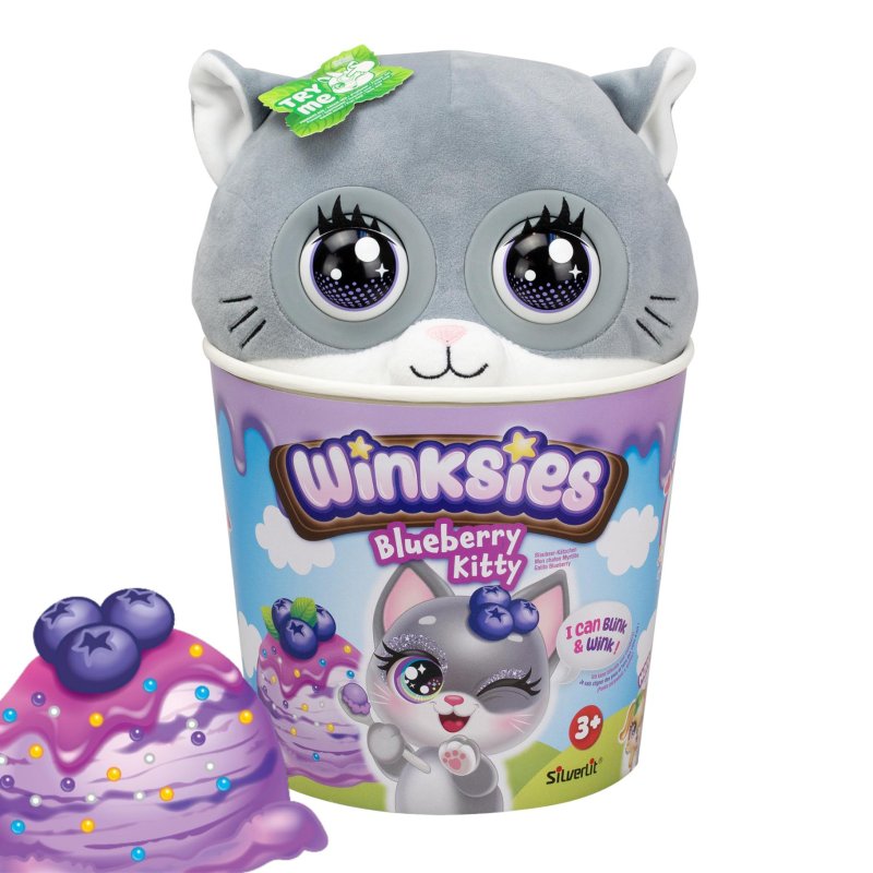 WINKSIES BLUEBERRY KITTEN - 505 9026 - 505-9026