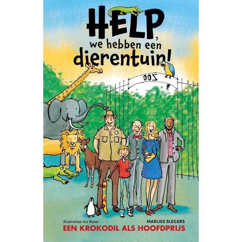 HELP WE HEBBEN EEN DIERENTUIN KROKODIL - 540x840 - *0010215732