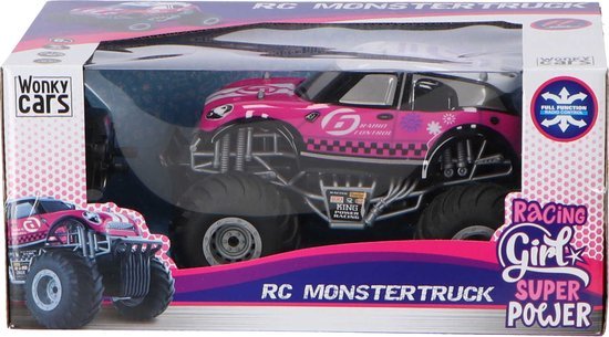 RC WONKY CARS MONSTERTRUCK PINK - 550x305 - WMRC030PK