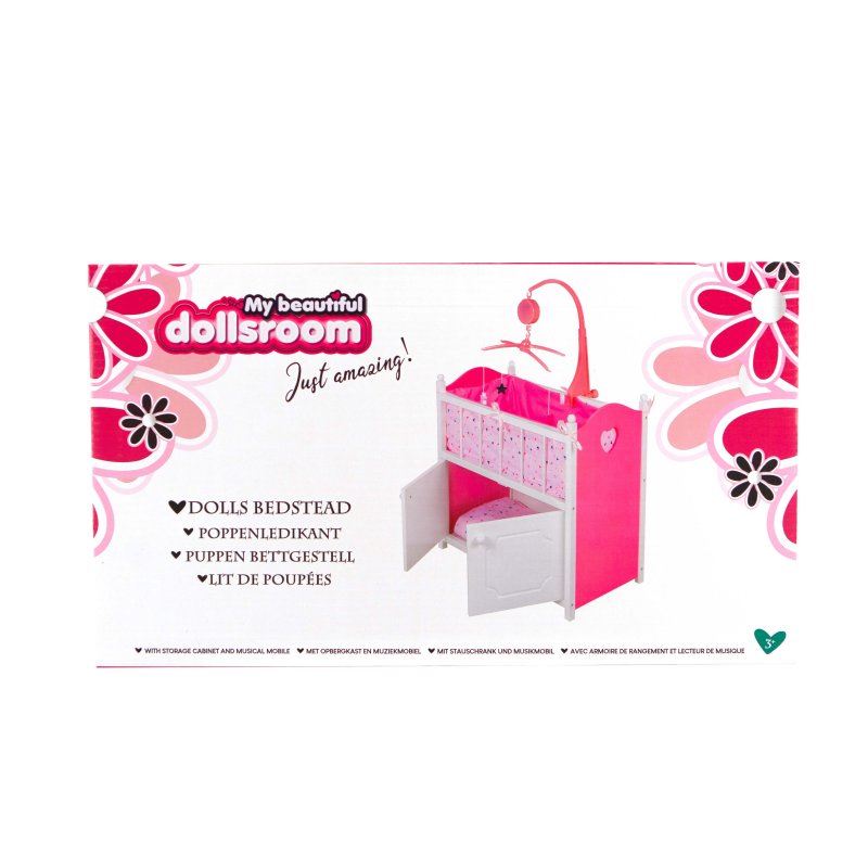 POPPENBED LEDIKANT MET MUZIEK - 551 0315 - 551-0315