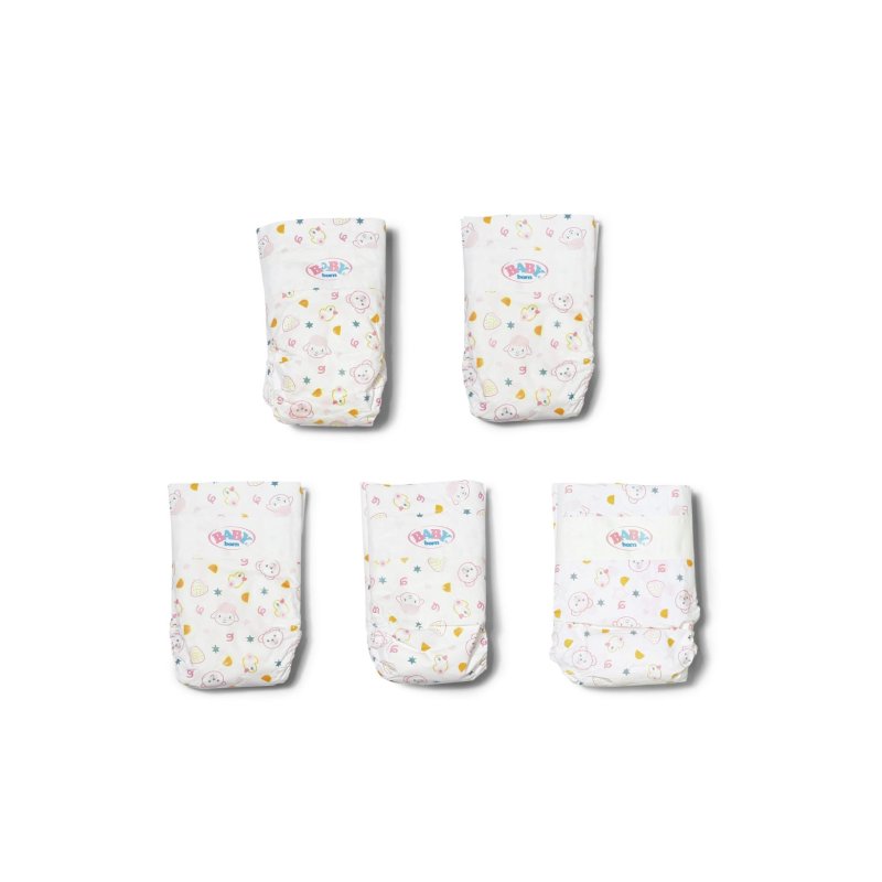 BABY BORN NAPPIES 43 CM 5 PACK - 555 8358 - 555-8358
