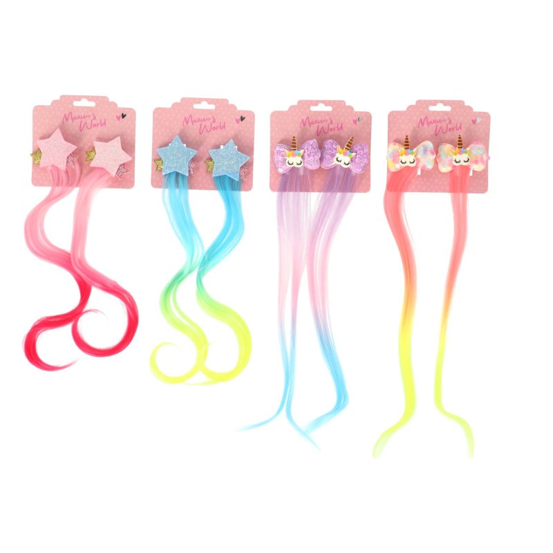 MAXIM'S WORLD HAIREXTENSION CLIP 4 ASSOR - 556 2333 - 556-2333