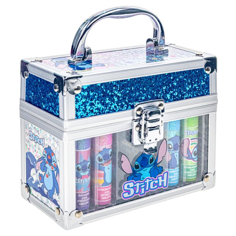 STITCH MAKE-UP KOFFERTJE MET 4 LIPBALSEM - 556 8768 - 556-8768