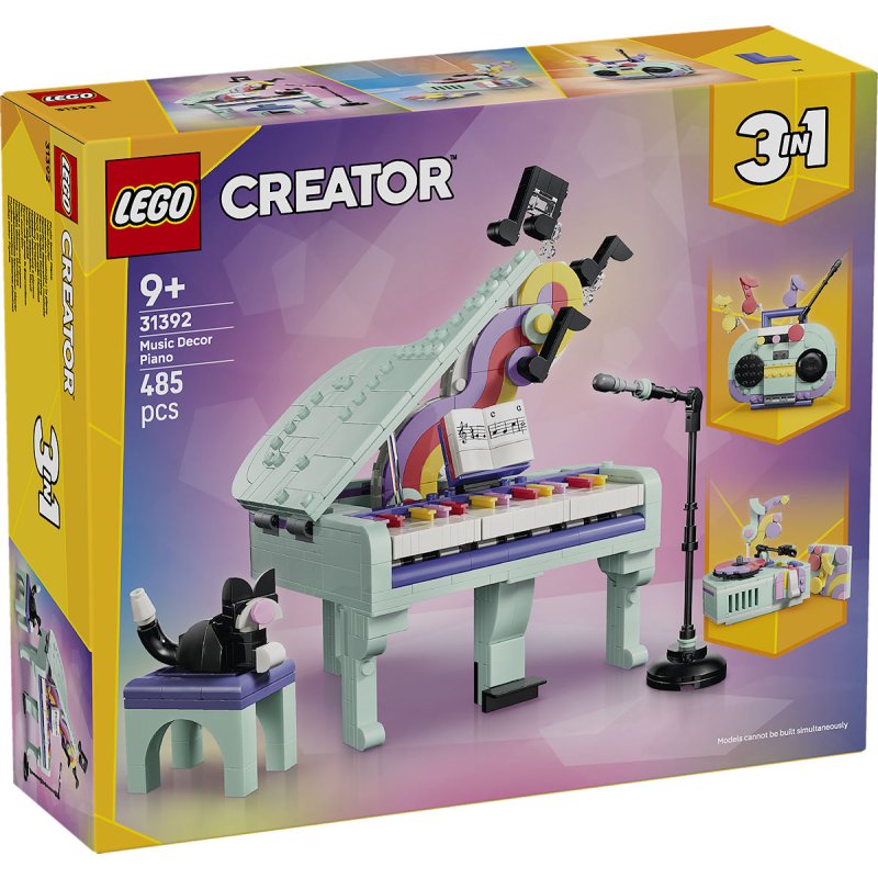 LEGO 31392 CREATOR PIANO MET KAT - 5702018054857 - *0010262874