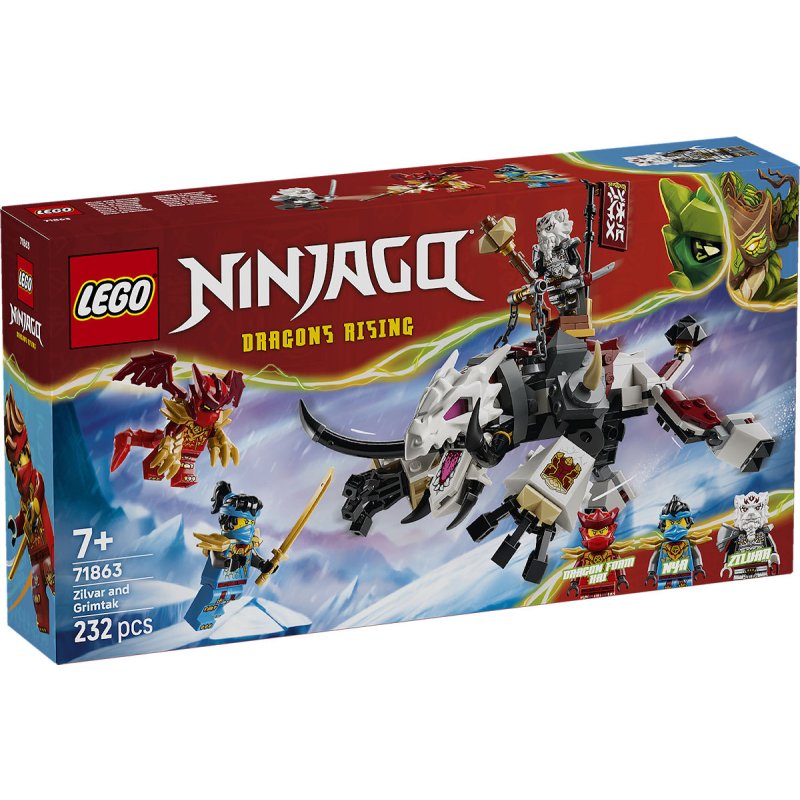 LEGO NINJAGO 71863 ZILVAR EN GRIMTAK - 5702018055717 - *0010262930