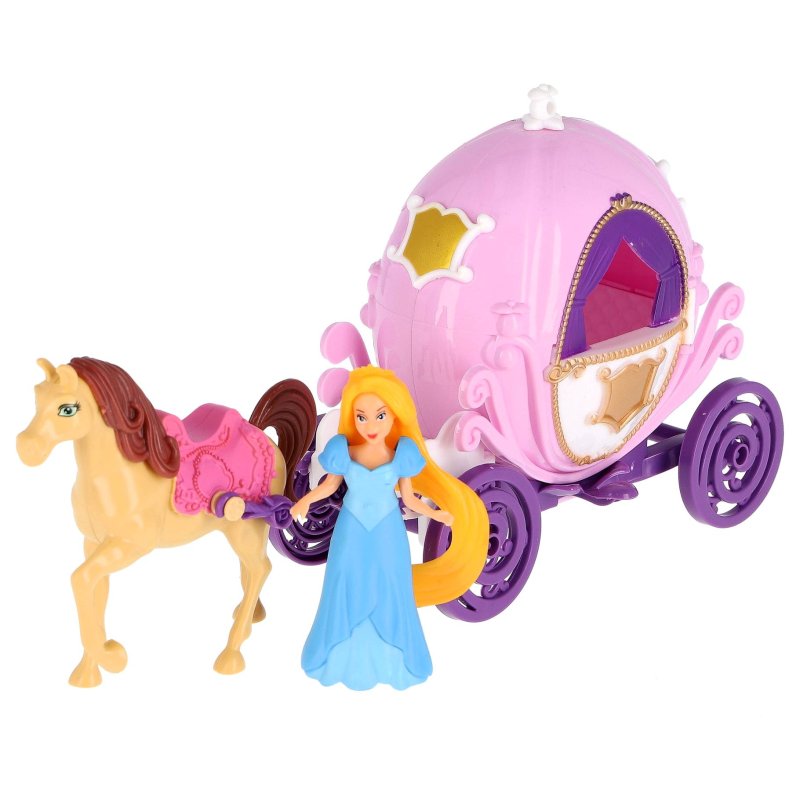 PRINSESSEN KOETS MET PAARD EN PRINSES 3 - 571 2886 - 571-2886