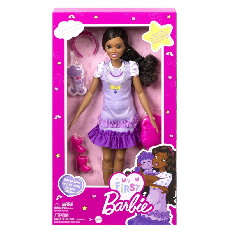 BARBIE MY FIRST DONKER HAAR MET POODLE - 571 4535 - 571-4535