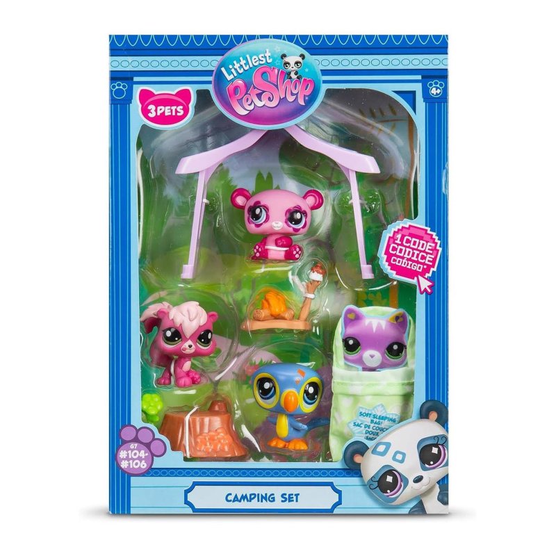 LITTLEST PET SHOP PLAYSET CAMPING 3-PACK - 576 2873 - 576-2873