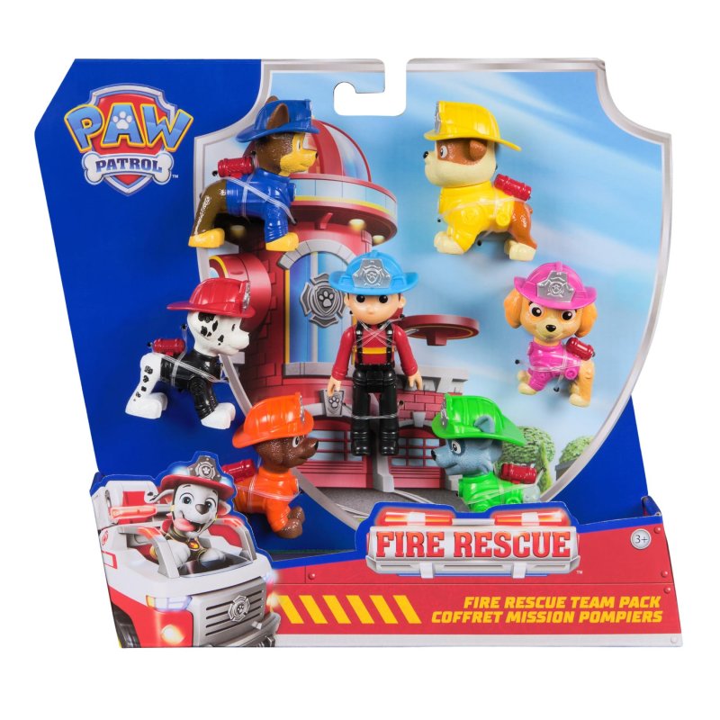 PAW PATROL FIRE RESCUE 7 FIGURES GIFT PA - 576 2961 - 576-2961