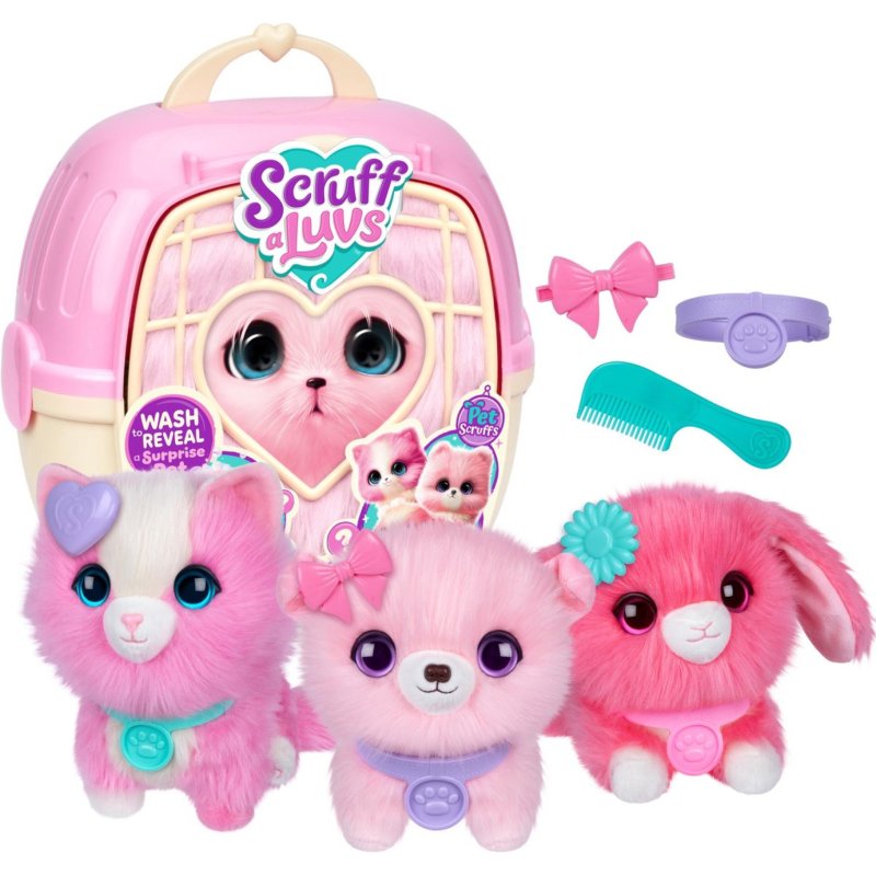 SCRUFF A LUVS KNUFFEL PET SINGLE ROZE - 576 3032 - 576-3032