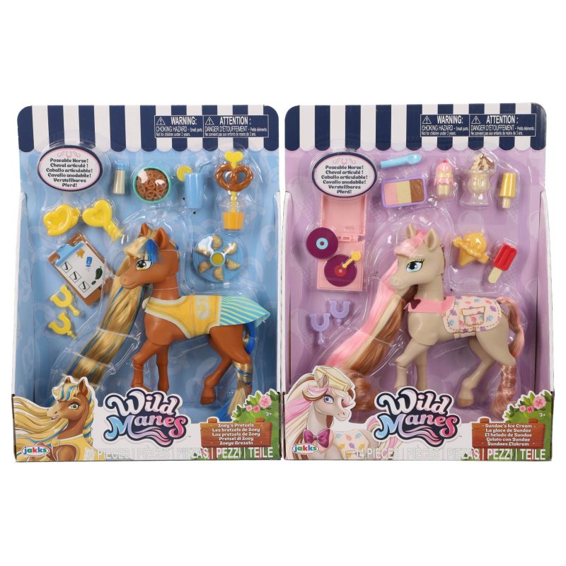 WILD MANES PAARD MET ACCESSOIRES 2 ASSOR - 576 3245 - 576-3245