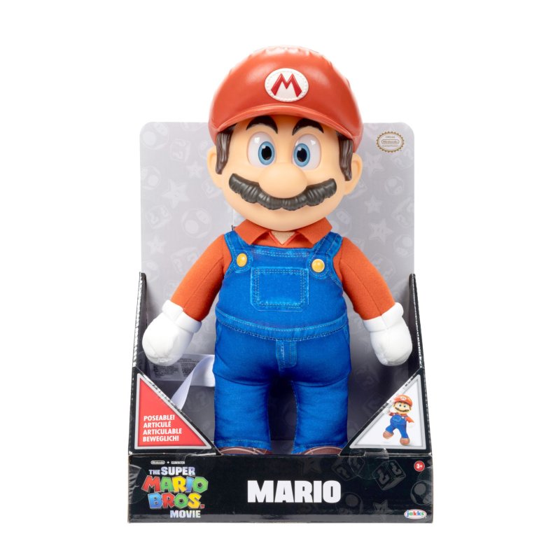 SUPER MARIO MOVIE PLUCHE MARIO 38CM - 576 4172 - 576-4172