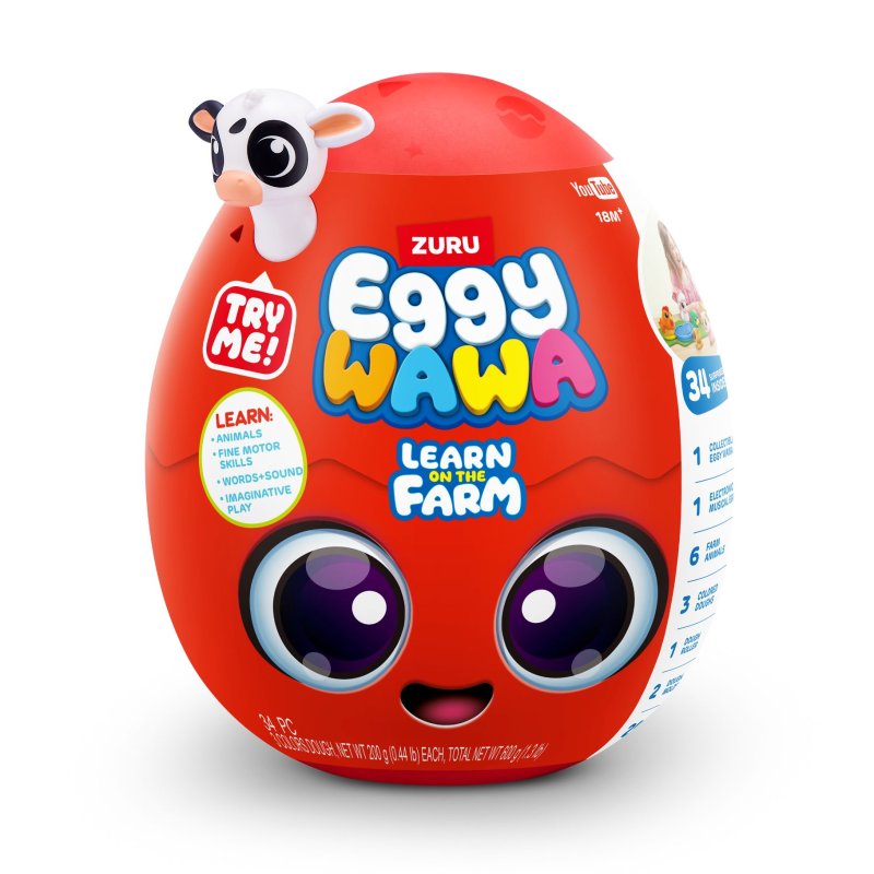 EGGYWAWA BADTIJD SURPRISE ROOD - 576 5102 - 576-5102