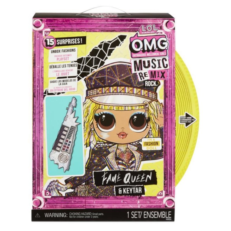 LOL SURPRISE OMG REMIX ROCK-  FAME QUEEN - 576 7607 - 576-7607
