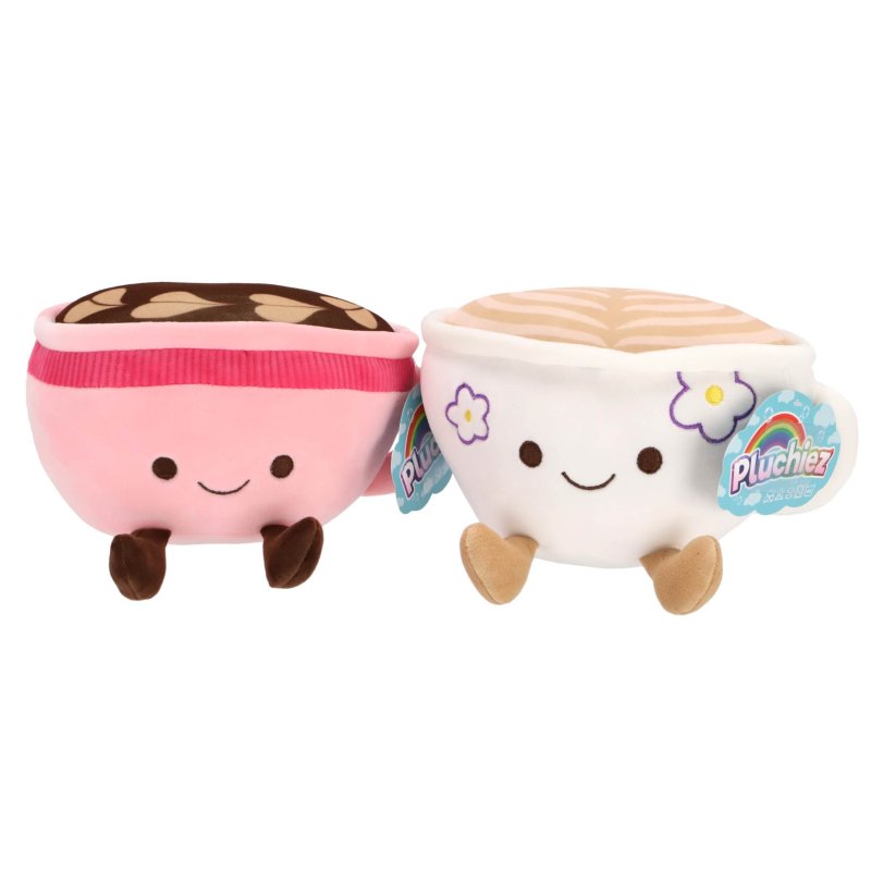 PLUCHIEZ PLUCHE KOFFIE 18 CM 3 ASSORTI - 581 5066 - 581-5066