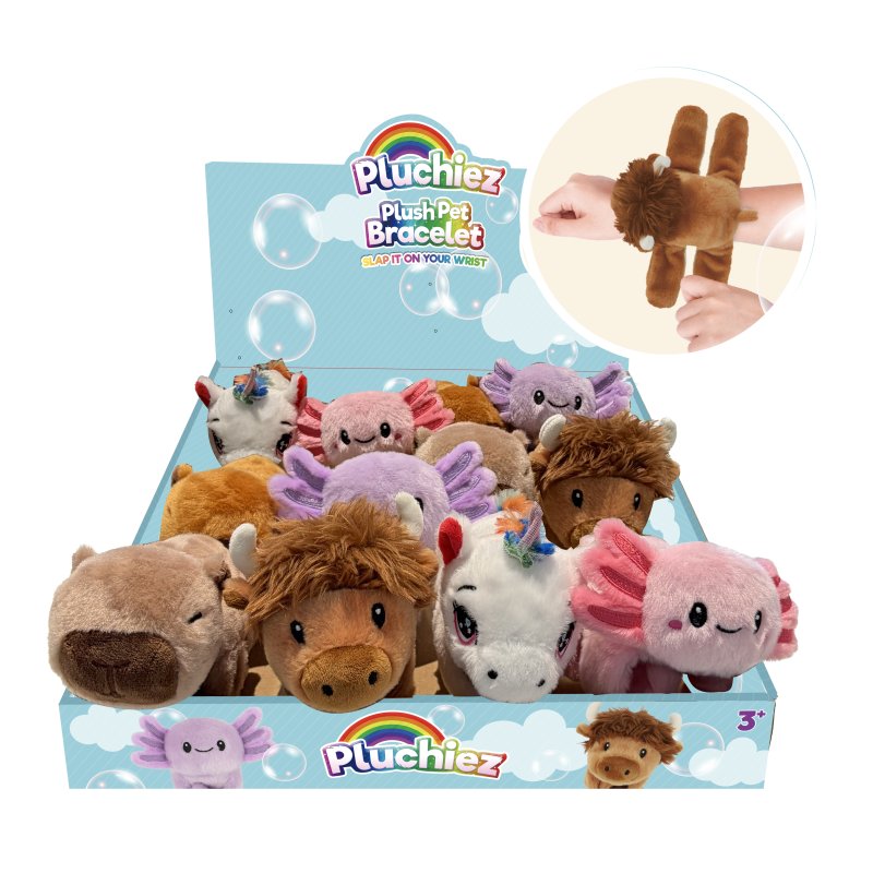 PLUCHIEZ PLUCHE KLAPARMBAND PLUCHE GROOT - 581 8103 - 581-8103