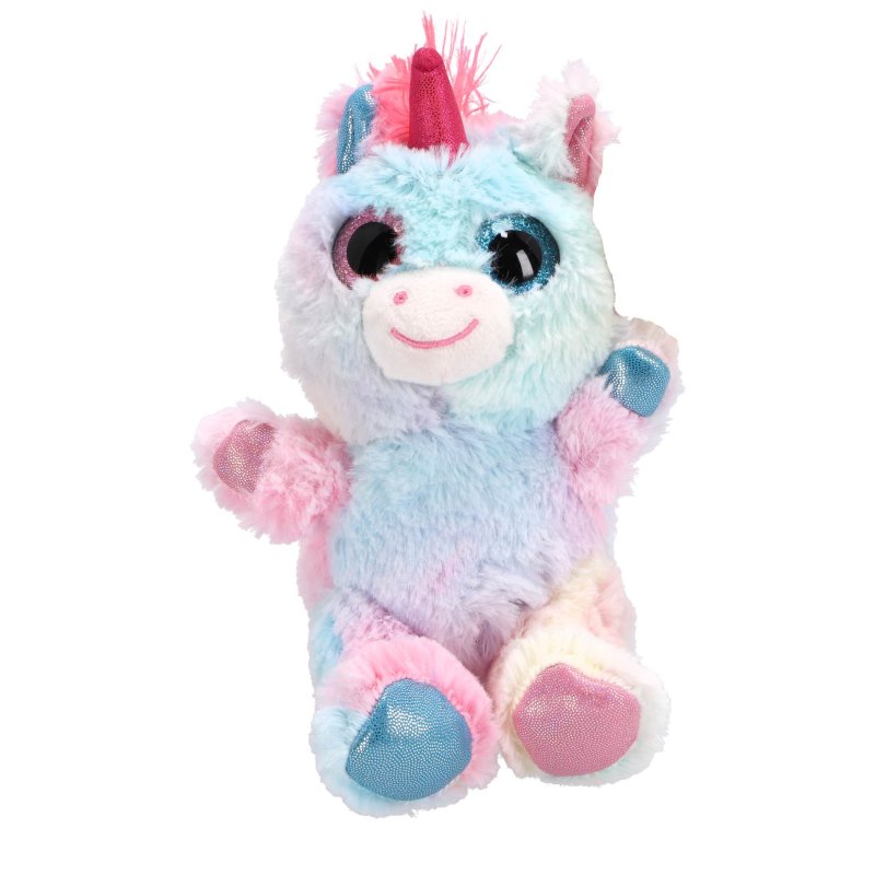 PLUCHE DIEREN 18 CM FELLE KLEUREN ASSORT - 581 8291 - 581-8291
