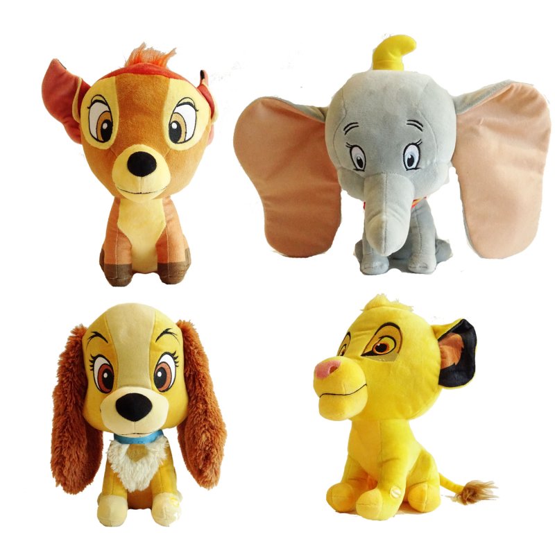 DISNEY PALZ PLUCHE MET GELUID 4 ASSORTI - 581 9350 - 581-9350