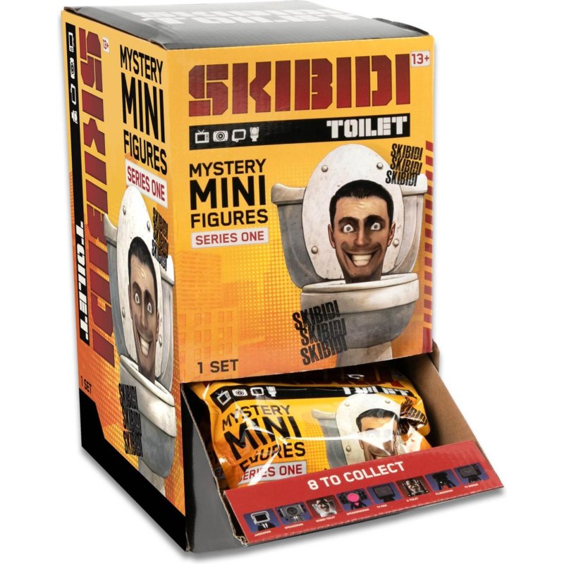 SKIBDI TOILET MINI FIGURES 6 CM ASSORTI - 581 9772 - 581-9772