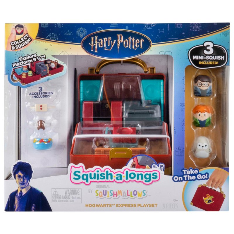 SQUISHALONGS HARRY POTTER SPEELSET HOGWA - 586 0830 - 586-0830