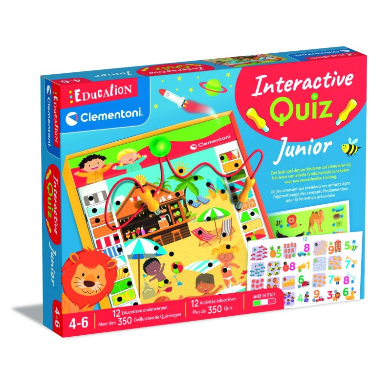 CLEMENTONI INTERACTIEVE QUIZ JUNIOR 4-6 - 601 6154 - 601-6154