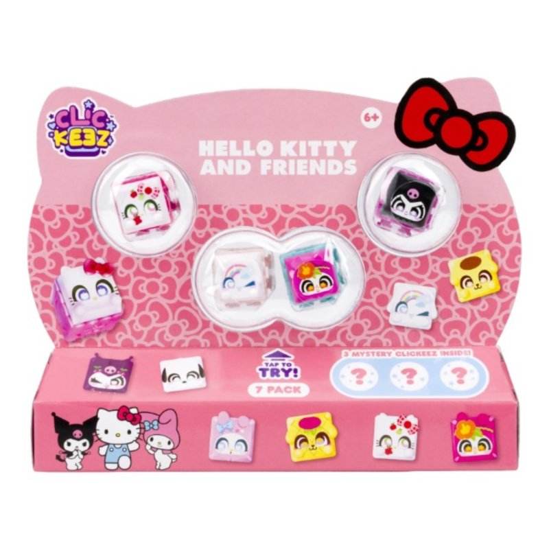 CLICKEEZ HELLO KITTY 7 PACK - 602 7073 - 602-7073