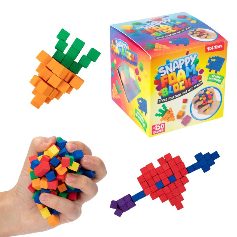 PUZZEL FOAM BLOKKEN 1 CM ZELFKLEVEND - 603 1390 - 603-1390