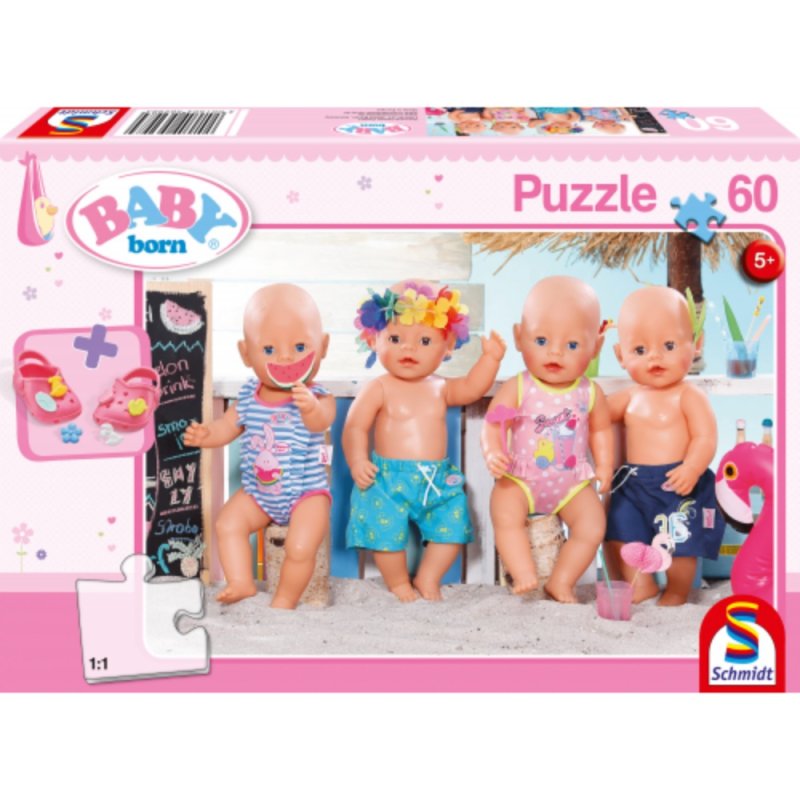 BABY BORN PUZZEL ZOMER 60 STUKJES - 603 2984 - 603-2984