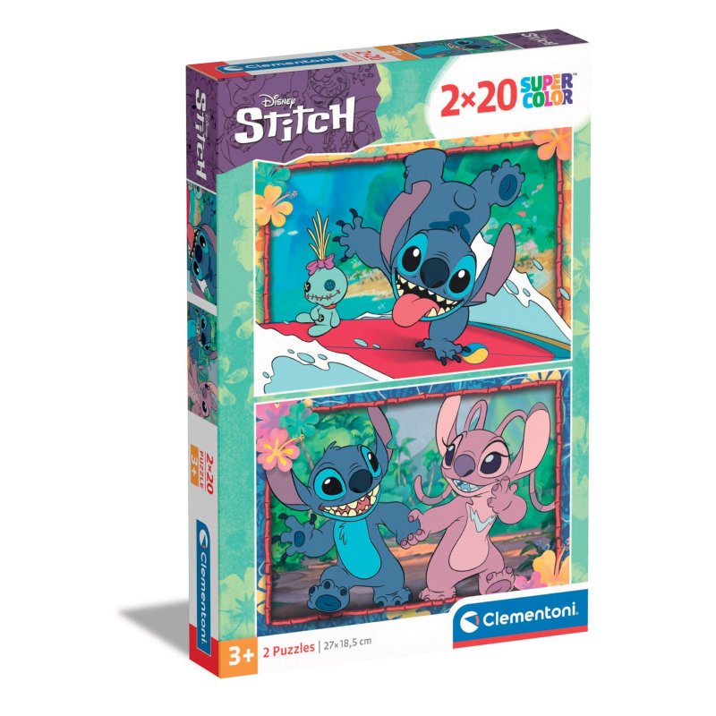CLEMENTONI STITCH PUZZEL 2X20ST. - 603 4809 - 603-4809