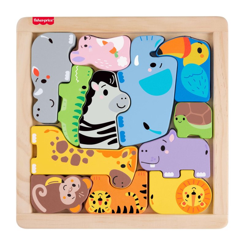 FISHER PRICE HOUT DIERENPUZZEL - 603 5890 - 603-5890