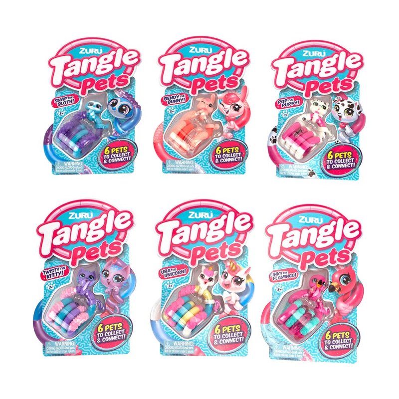 TANGLE PETS JUNIOR 6 ASSORTI - 607 7240 - 607-7240