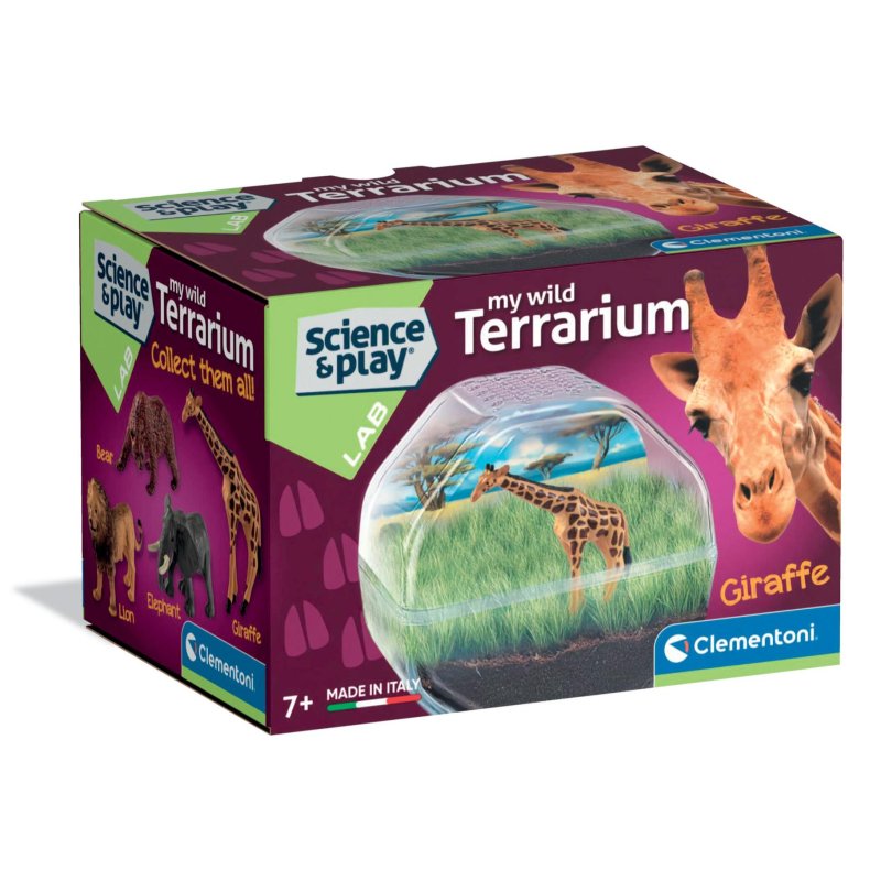 CLEMENTONI WILD TERRARIUM GIRAFFE - 608 9465 - 608-9465