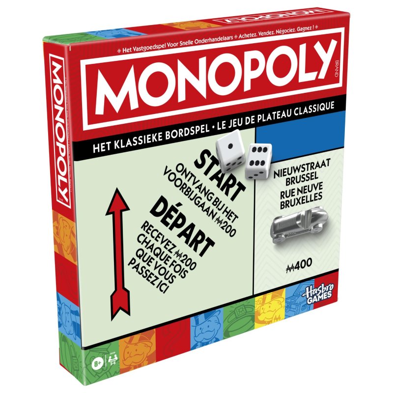 MONOPOLY HET KLASSIEKE BORDSPEL REFRESH - 610 2311 - 610-2311