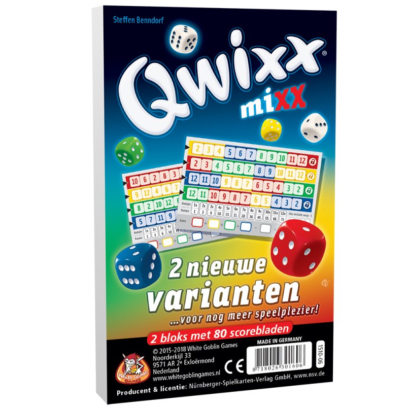 SCOREBLOKKEN QWIXX MIXX - 610 5100 - 610-5100