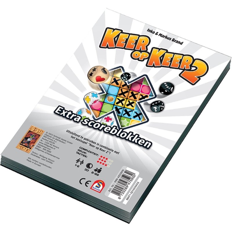 SPEL KEER OP KEER 2 SCOREBLOK LEVEL 1 - 610 5932 - 610-5932