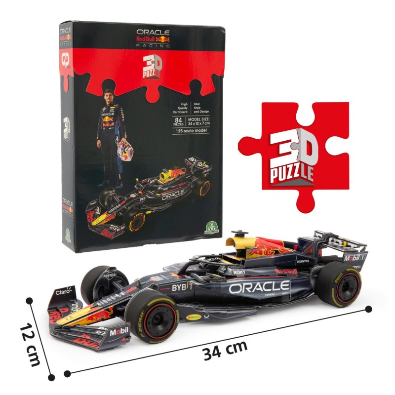 PUZZEL 3D FORMULE 1 RED BULL MAX VERSTAP - 613 0000 - 613-0000