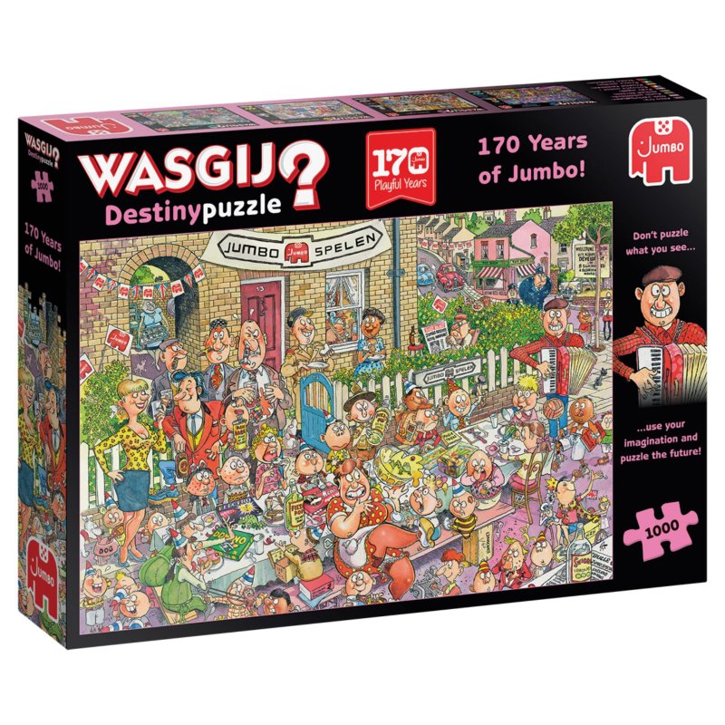 PUZZEL WASGIJ 170 JAAR JUMBO 1000 STUKS - 613 0223 - 613-0223