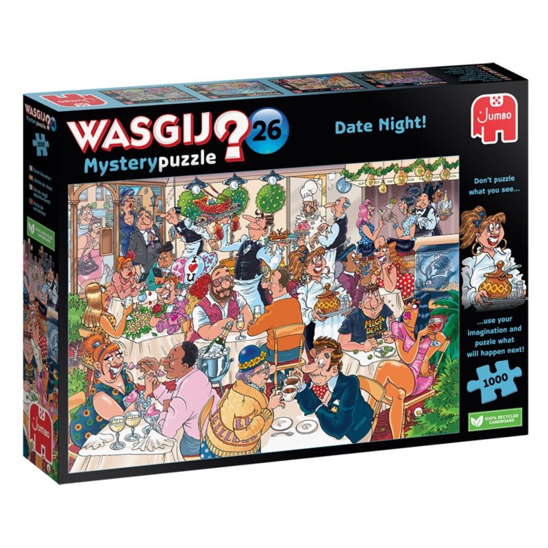 PUZZEL WASGIJ RETRO MYSTERY 26 DATE NIGH - 613 0331 - 613-0331