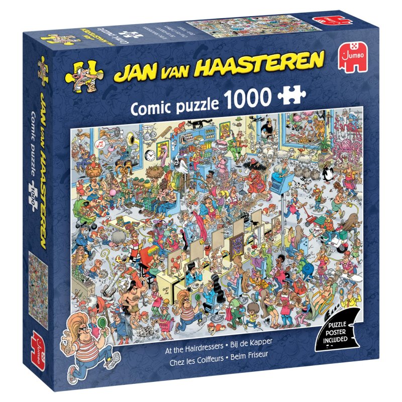 PUZZEL 1000 ST. JVH BIJ DE KAPPER - 613 0611 - 613-0611