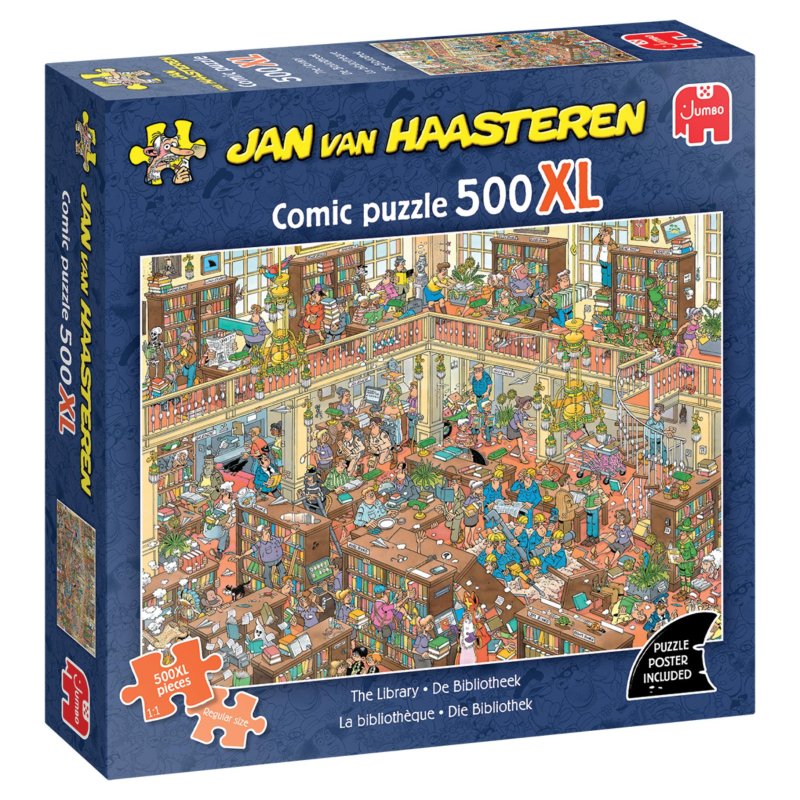 PUZZEL 500XL ST. JVH - DE BIBLIOTHEEK - 613 0811 - 613-0811
