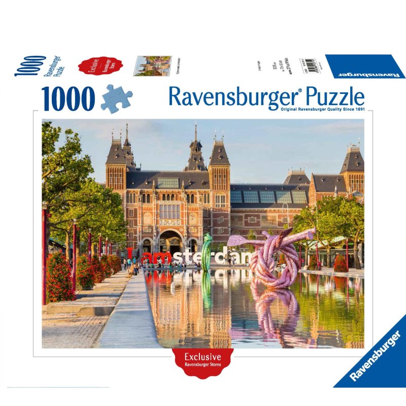 RAVENSBURGER PUZZEL AMSTERDAM RIJKSMUSEU - 613 1037 - 613-1037
