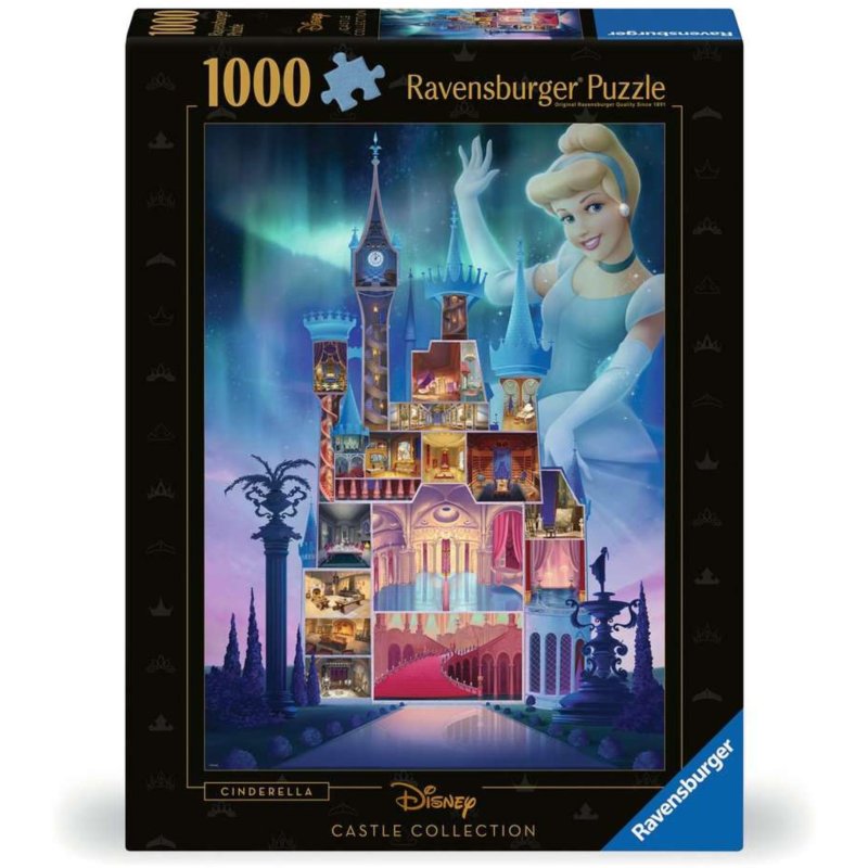 RAVENSBURGER PUZZEL DISNEY CASTLES CINDE - 613 2598 - 613-2598