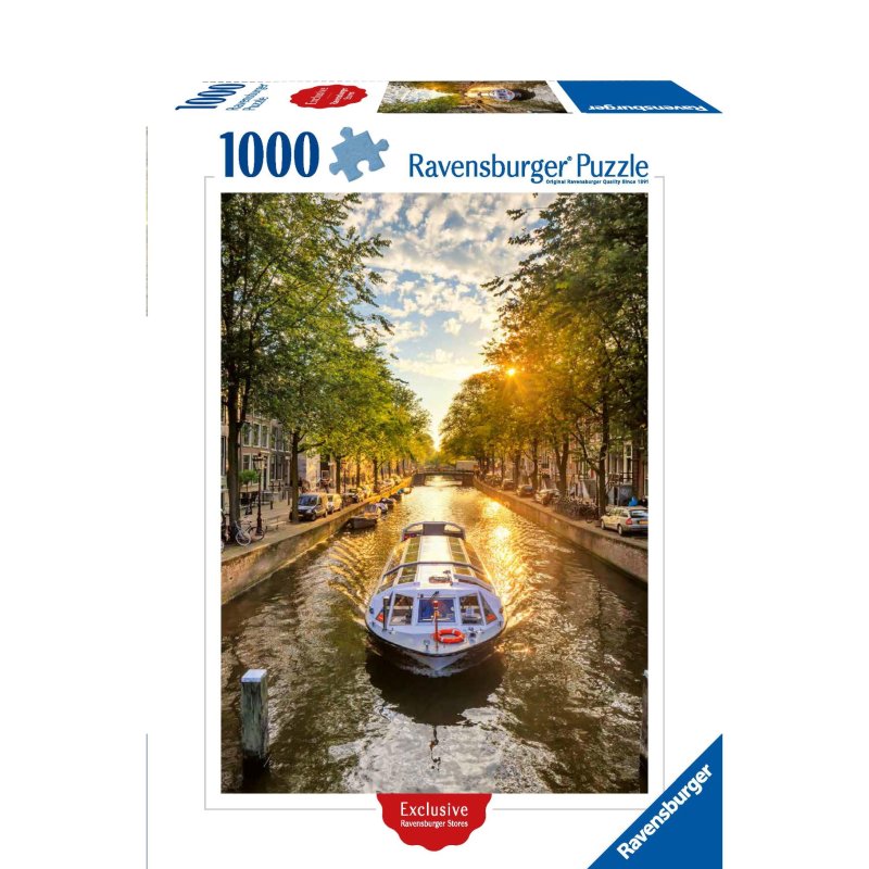 RAVENSBURGER PUZZEL AMSTERDAM RONDVAART - 613 3703 - 613-3703