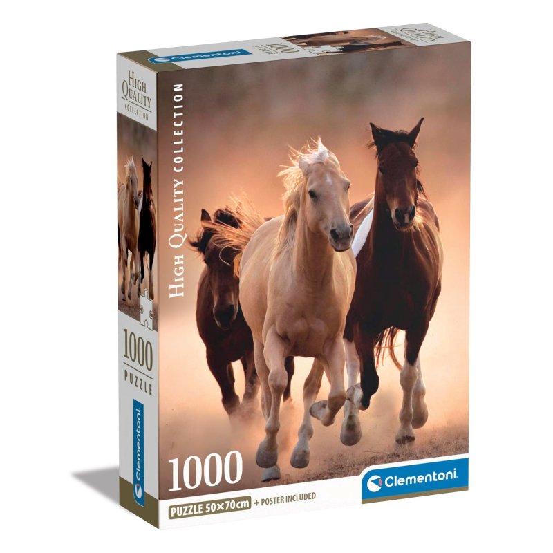 CLEMENTONI PUZZEL 1000 PAARDEN - 613 9771 - 613-9771