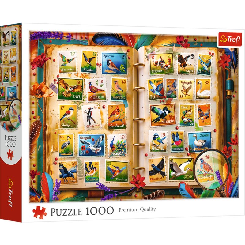 PUZZEL POSTZEGELCOLLECTIE 1000 STUKS - 613 9795 - 613-9795