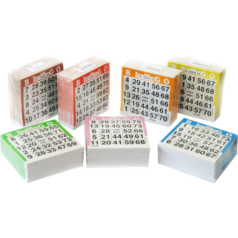 BINGOKAARTEN 500 STUKS - 615 0601 - 615-0601