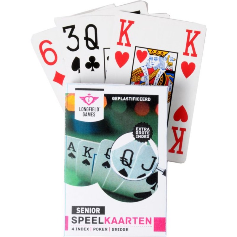 SPEELKAARTEN SENIOR EXTRA GROOT - 625 0112 - 625-0112