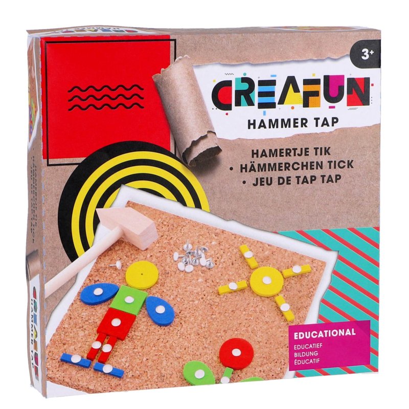 CREAFUN HAMERTJE TIK 74-DELIG - 630 0089 - 630-0089
