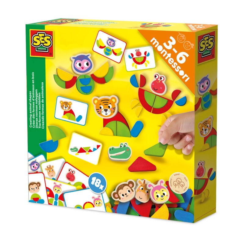 SES MONTESSORI DIERENVORMEN LEGGEN - 630 4063 - 630-4063