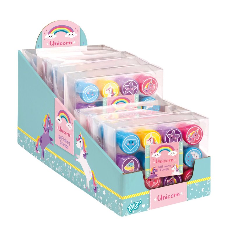 TOTUM UNICORN STEMPELSET 12 STUKS - 631 1650 - 631-1650
